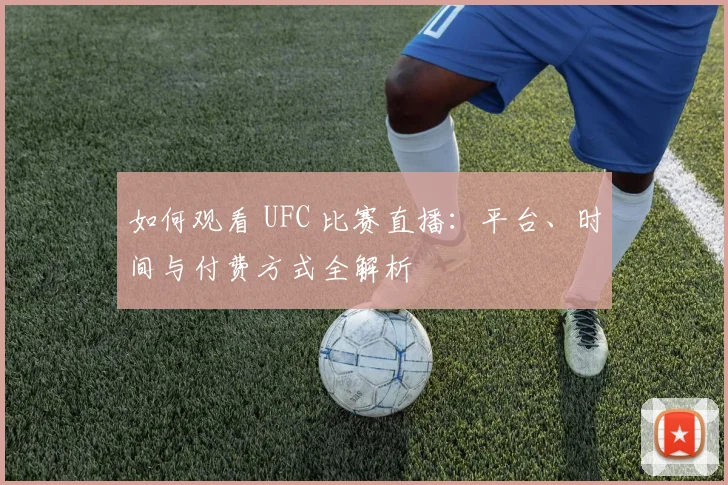 如何观看 UFC 比赛直播：平台、时间与付费方式全解析